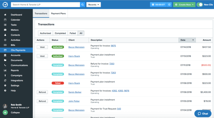 Clio Payments screenshot Clio Payments screenshot