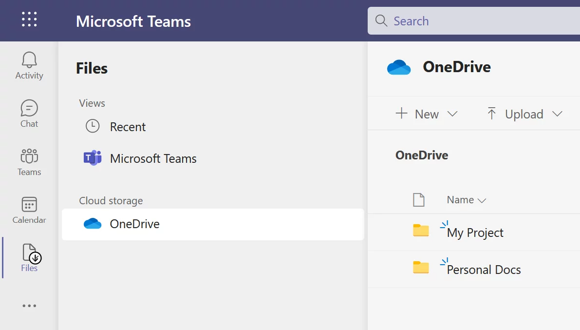 microsoft teams interface