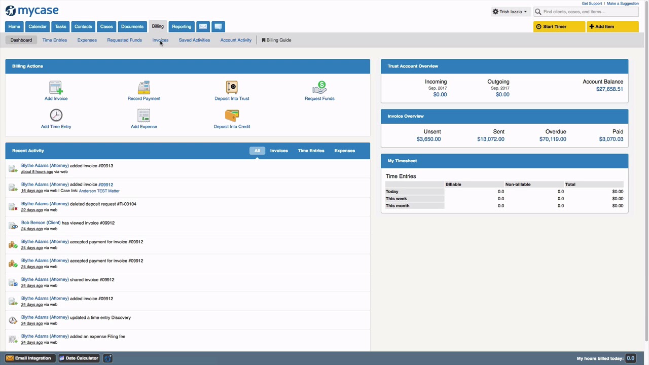 mycase screenshot mycase screenshot
