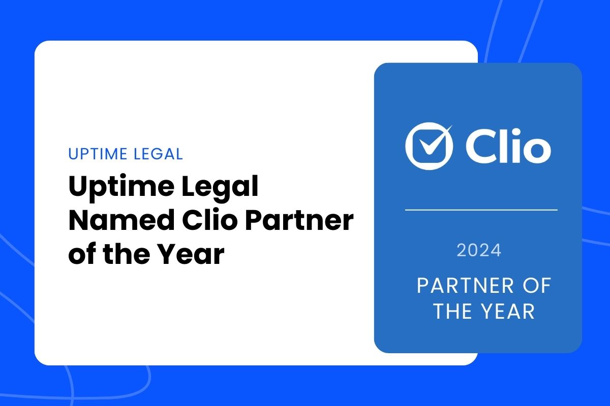 Uptime Legal Named Clio Partner of the Year